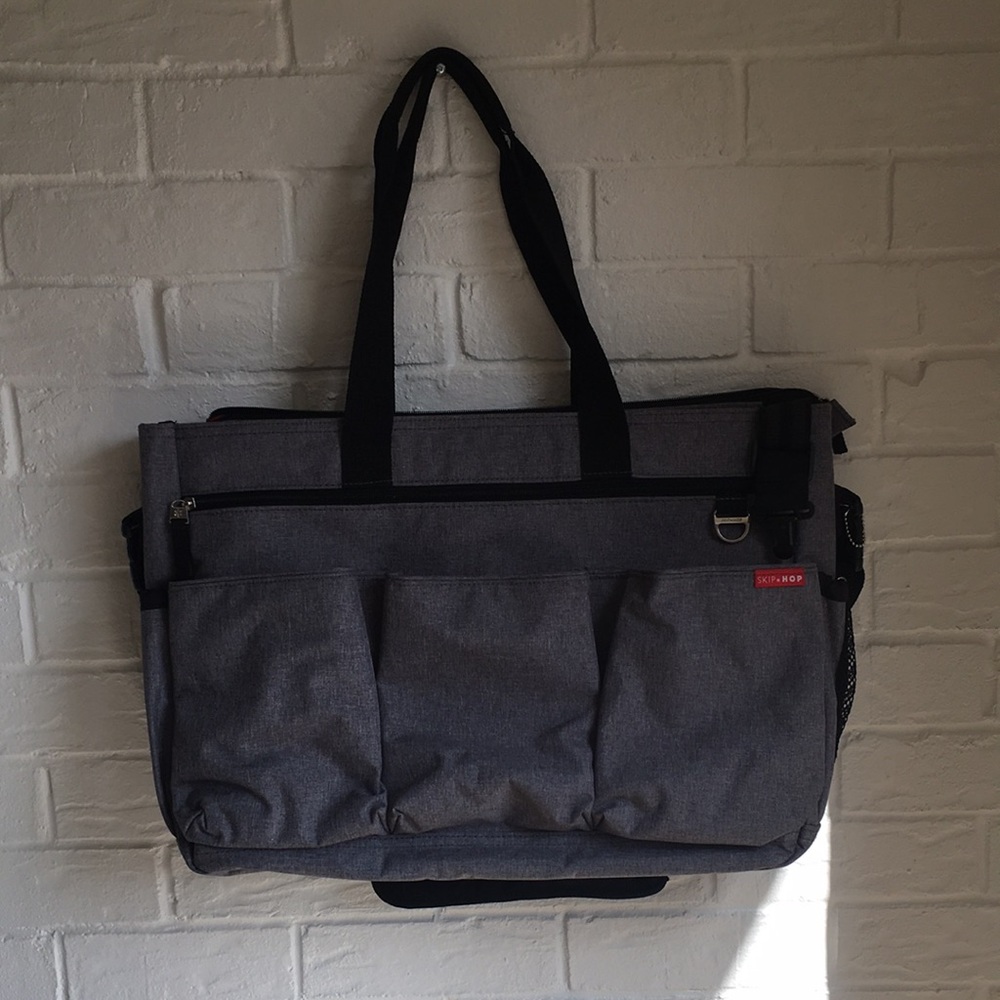 skip hop double duo diaper bag